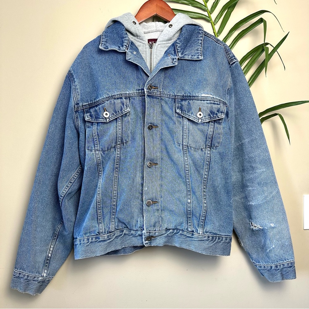 Vintage Nevada Grunge Denim Jean Jacket XL
